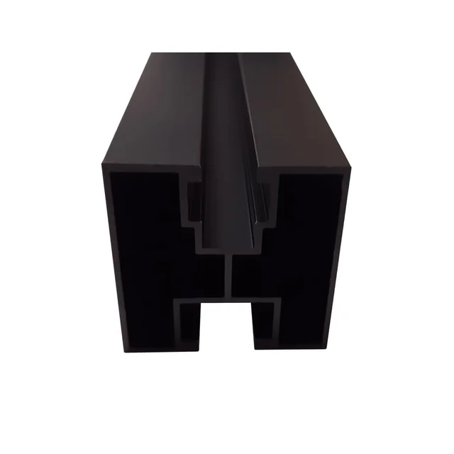 Aluminum profile 40*40 Hexagonal screw L:2200mm anodized black