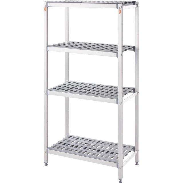 Aluminum storage rack 1205x560x1680 mm | Tribeca