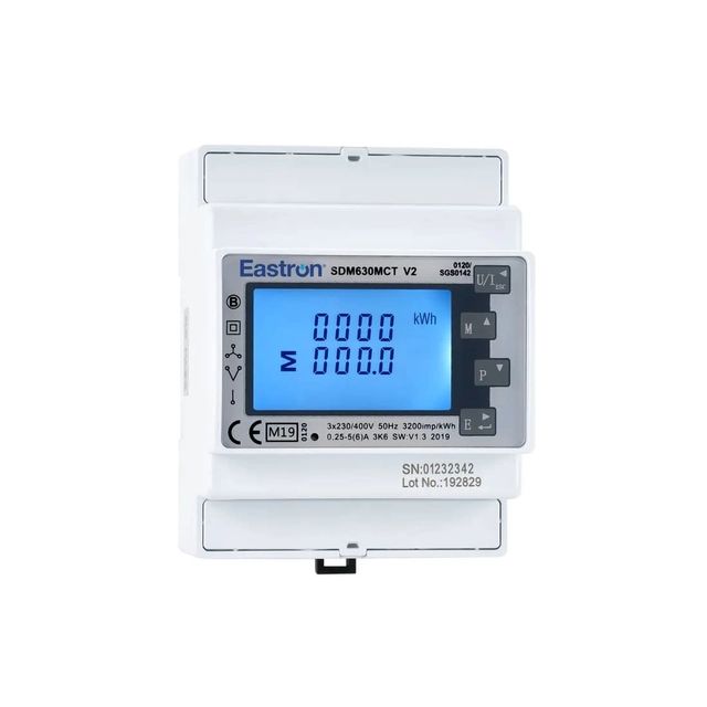 Älykäs sähkömittari Solplanet Smart-Meter,3P-SDM630-MCTEU