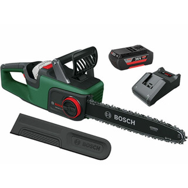 Αλυσοπρίονο μπαταρίας Bosch AdvancedChain 36 V|350 mm | Carbon Brushless |1 Χ2 Αχ μπαταρία + φορτιστής | Σε χάρτινο κουτί