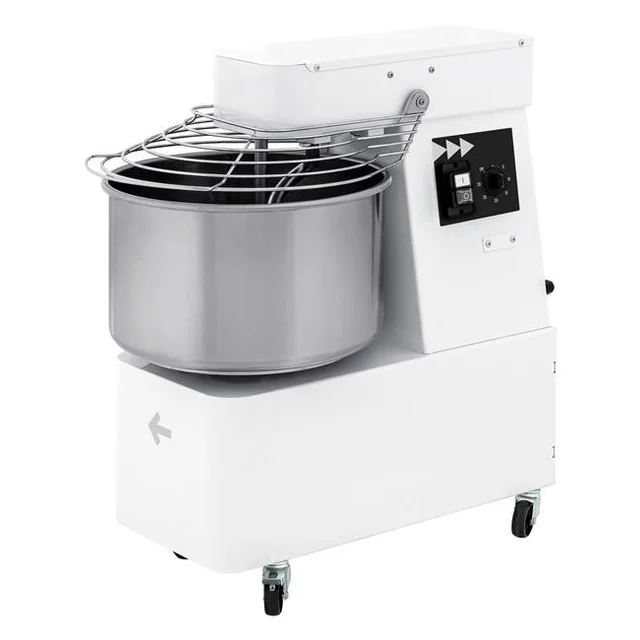 Amasadora de Espiral con Cabezal Fijo y Bol Prismafood 35 Kg/H 10l 230V 370W