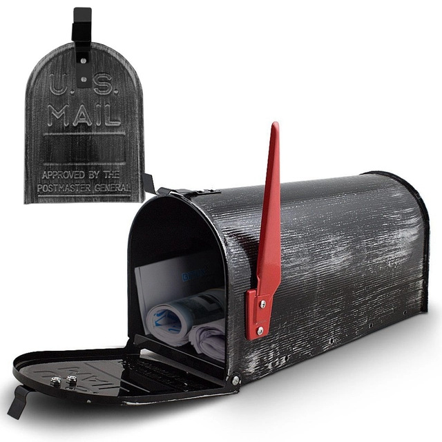 American letterbox USA MAIL borrado de franqueo para periódicos