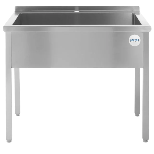 Ammattimainen catering-allas, ruostumaton teräs 80x60x85 hendi 811825