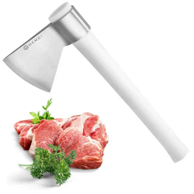 Ammattimainen Hendi Butcher's -kirves 843390 Valkoinen 450 mm - Lihanjalostukseen