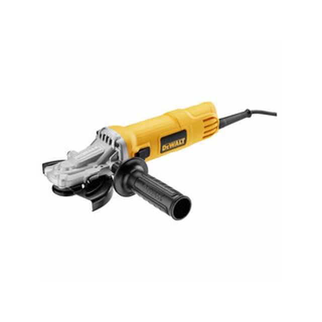 Amoladora angular eléctrica DeWalt DWE4157F-QS 125 mm | 11800 RPM | 900 W | En una caja de cartón