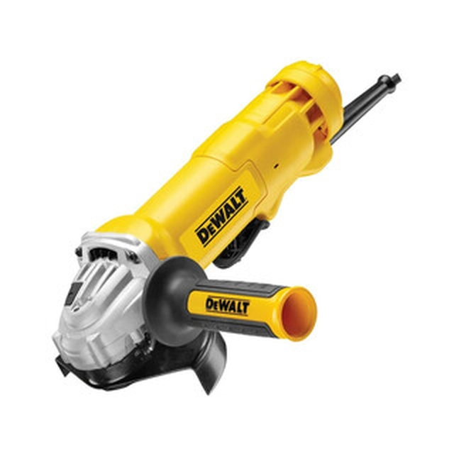 Amoladora angular eléctrica DeWalt DWE4203-QS 125 mm | 11000 RPM | 1010 W | En una caja de cartón