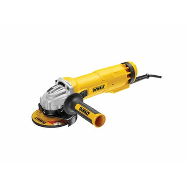 Amoladora angular eléctrica DeWalt DWE4206-QS 115 mm | 11000 RPM | 1010 W | En una caja de cartón