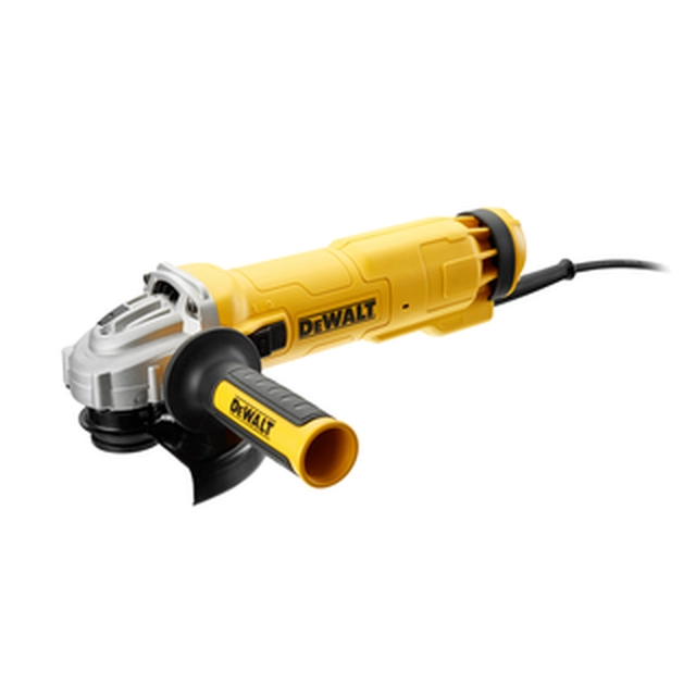 Amoladora angular eléctrica DeWalt DWE4238-QS 150 mm | 9000 RPM | 1400 W | En una caja de cartón