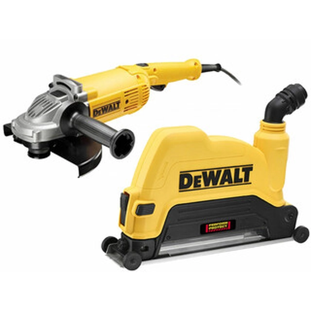 Amoladora angular eléctrica DeWalt DWE492GK-QS 230 mm | 6600 RPM | 2200 W | En una caja de cartón