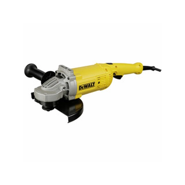 Amoladora angular eléctrica DeWalt DWE496-QS 230 mm | 6500 RPM | 2600 W | En una caja de cartón