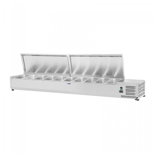 Ampliación refrigeración - 200 x 33 cm - 10 x GN 1/4 ROYAL CATERING 10010936 RCKV-200/33-10S