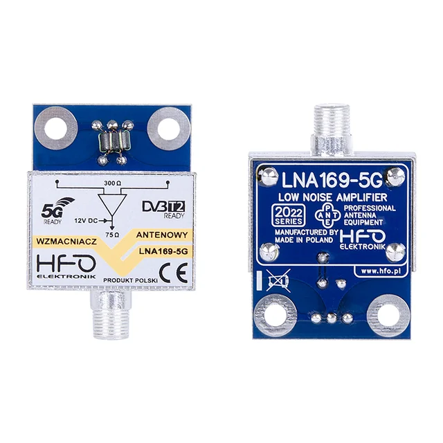 Amplificador de antena LNA-169-5G 32dB HFO