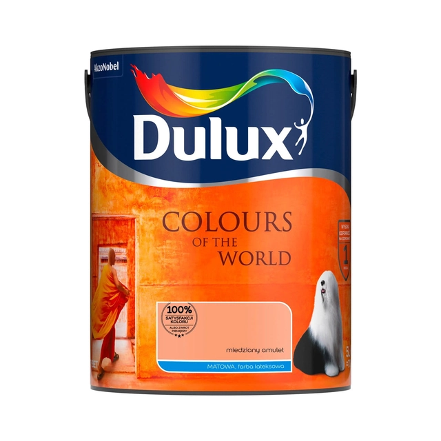 Amuleto de cobre en emulsión Dulux Kolory Świat 2,5 l