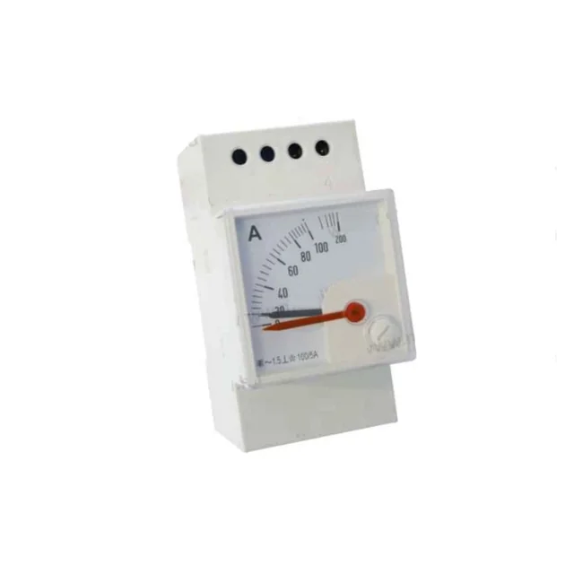 Analog ammeter 100A mounting on DIN rail