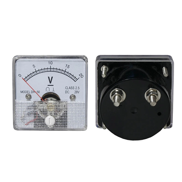 Analog kvadratmeter kvadratvoltmeter 20V