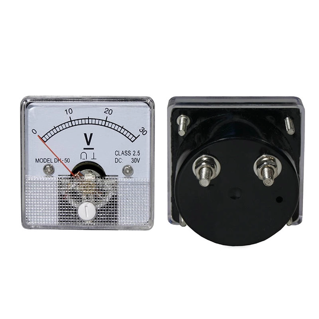 Analog meter square voltmeter 30V