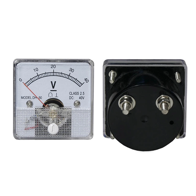 Analog meter square voltmeter 40V