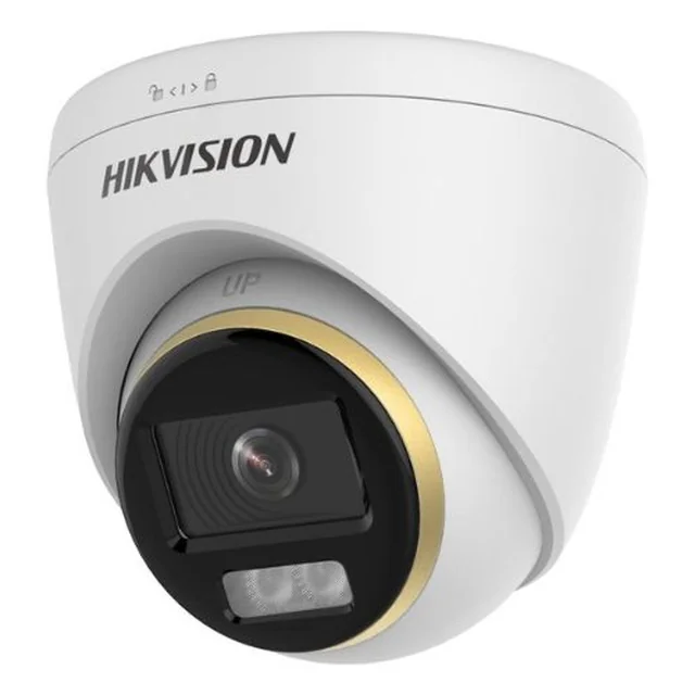 Analog övervakningskamera 5MP 3K, lins 2.8mm, IR 40m, vitt ljus 40m, PoC, ColorVu, Smart-Hybrid-ljus, IP67 - Hikvision DS-2CE72KF3T-LE(2.8mm)