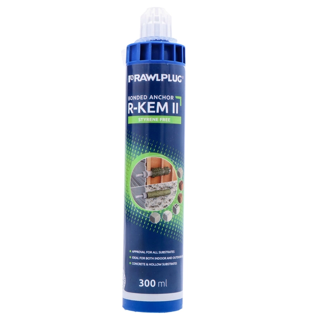 Anclaje adhesivo de poliéster sin estireno R-KEM-II 300ml