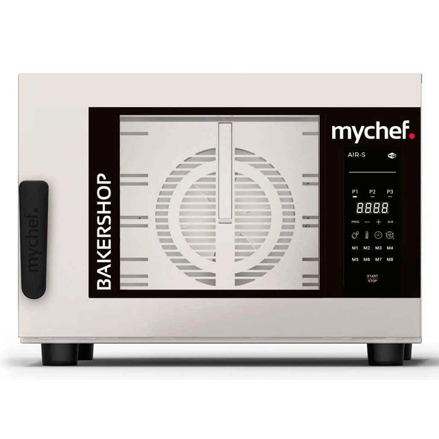 Ångkonvektionsugn | bageri | 4x460x330 mm | 3,6 kW | 230 V | Mychef BAKERSHOP AIR-S 443E RD