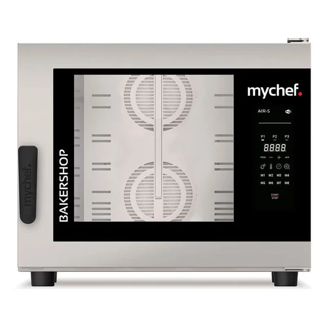 Ångkonvektionsugn | bageri | 6x600x400 mm | 10,5 kW | 400 V | Mychef BAKERSHOP AIR-S 6E