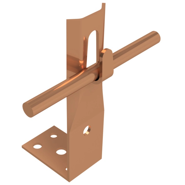 Angle clamp clamp h=6cm (copper) /CU/