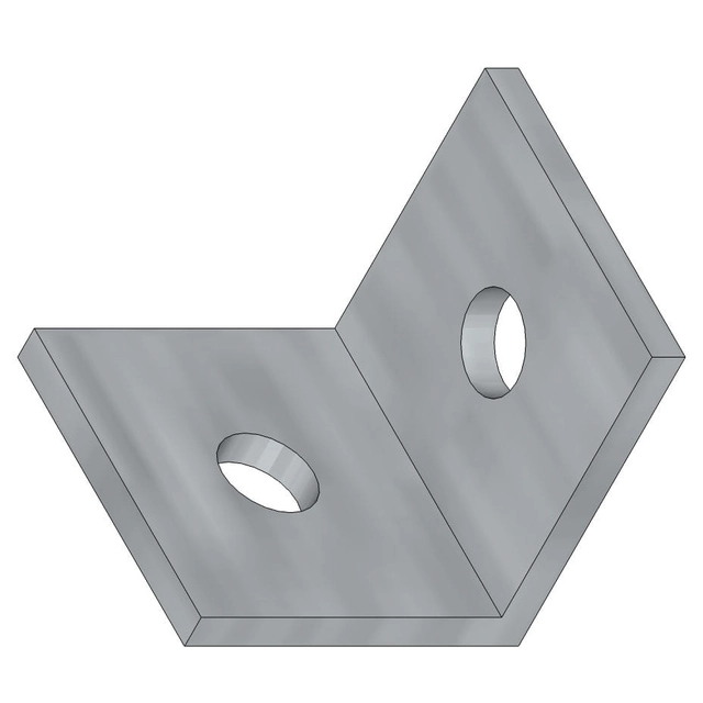 Angle-connector-low for ballast construction