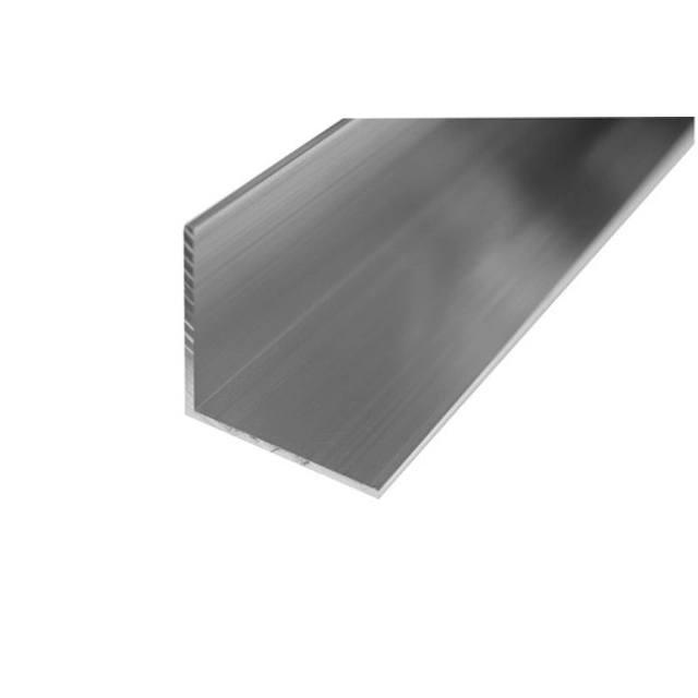 Angolare in alluminio 40x40x2mm, lunghezza 2 metri per strutture