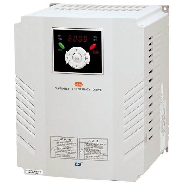 Aniro Frequentieomvormer/omvormer SV055IG5A-4 5,5KW voeding 3-fazowe, vectorregeling, ingebouwde remmodule SV055IG5A-4 LS INDUSTRIAL