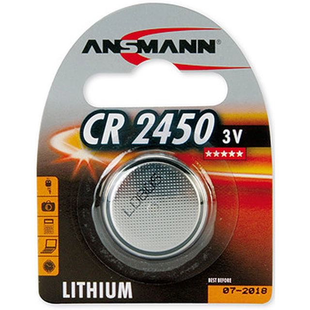 Ansmann CR 2450 lithium coin cell battery