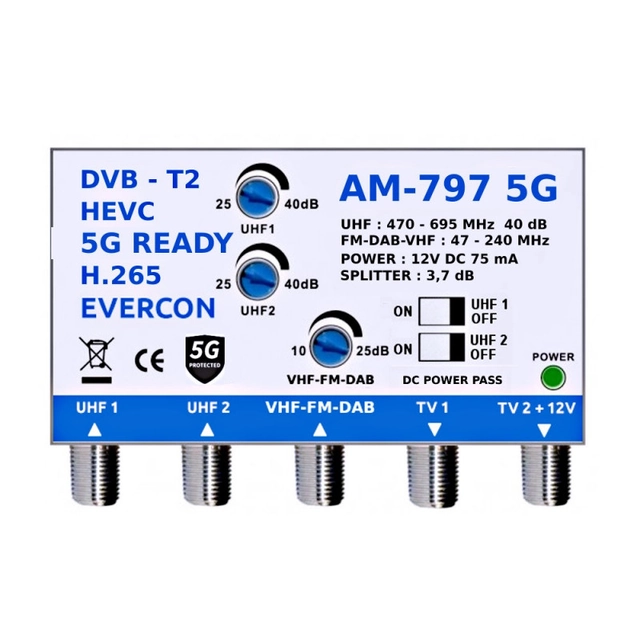Antenna amplifier Evercon AM-797 5G