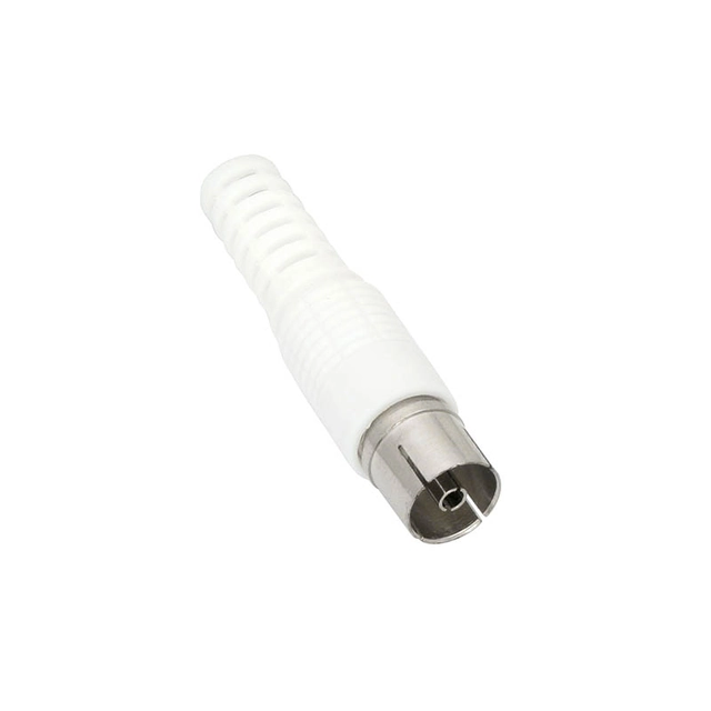 Antenna socket straight WHITE long 50 Pcs