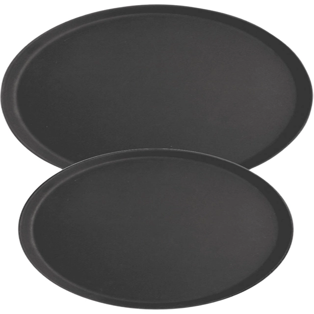 Anti-slip waiter tray, black, 510x635 mm