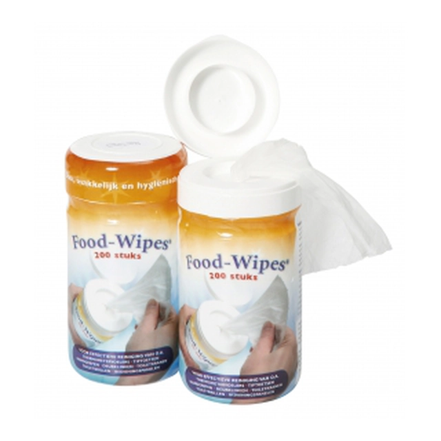 Antibakteriella rengöringsdukar "Food Wipes" 270806