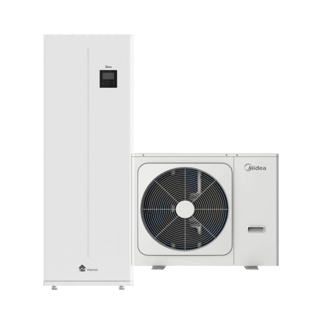 Αντλία θερμότητας αέρα-νερού Midea M-Thermal Arctic 16kW, 240L boiler