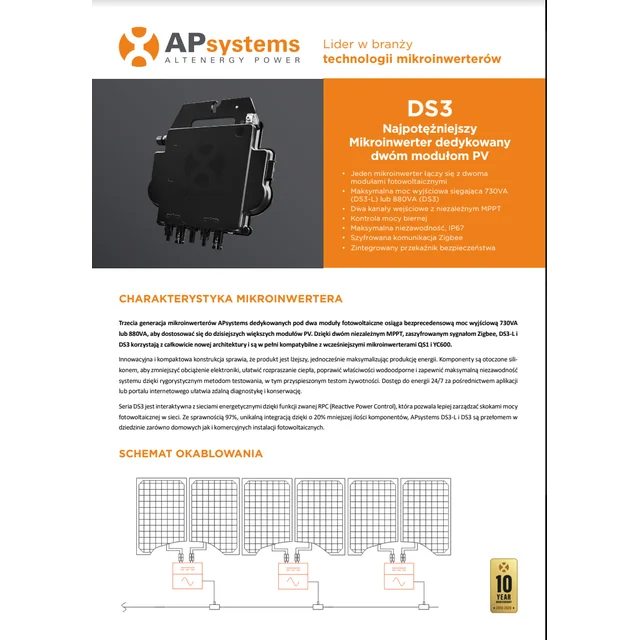 AP süsteemide mikroinverter DS3-L