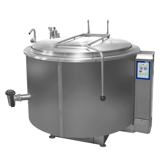 Apaļa vārīšanas tējkanna, gāze, jauda 400l, 48 kW, RKG-401 | Gastrometāls