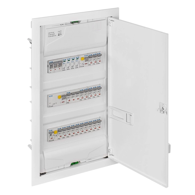 Aparamenta de empotrar MT ONNLINE 3x12 modular IP30 (N+PE) puerta metálica (36 modular)