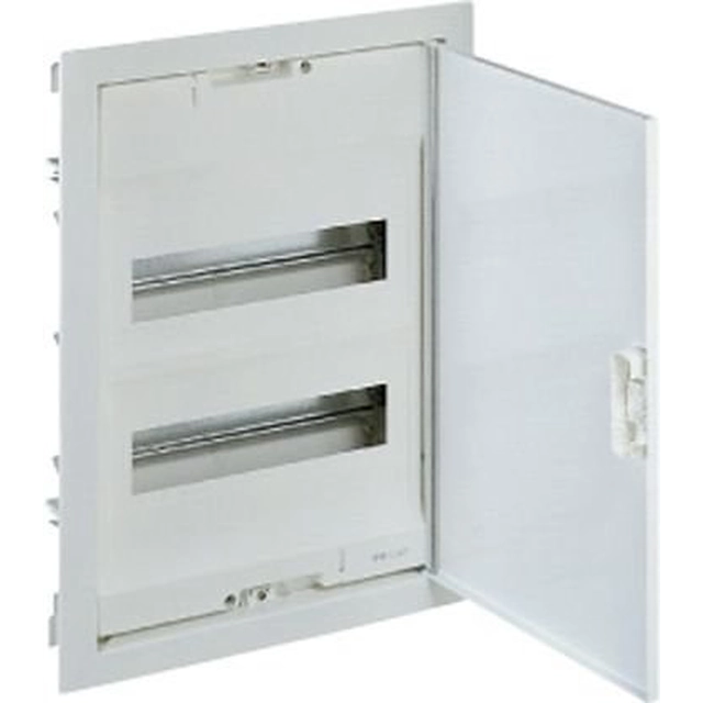 Aparamenta de empotrar RWN con puerta metálica y regleta N+PE 2x12 modular (24 modular)