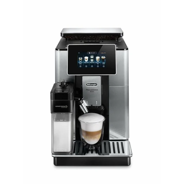 Aparat de cafea super-automat DeLonghi ECAM 610.75.MB Primadonna Soul Black 1450 W 2,2 L