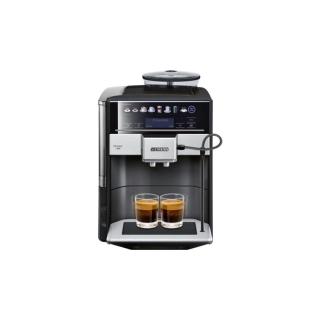 Aparat de cafea super-automat Siemens AG EQ.6 plus s500 Espresso Negru metalic 1500 W 19 bar 2 Šálky 1,7 L