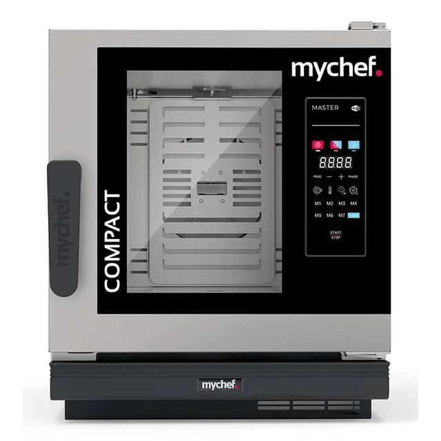 Aparat electric combinat cu abur | sistem automat de spalare | 6xGN2/3 | 6,3 kW | 400 V | Mychef Cook MASTER Compact 623E