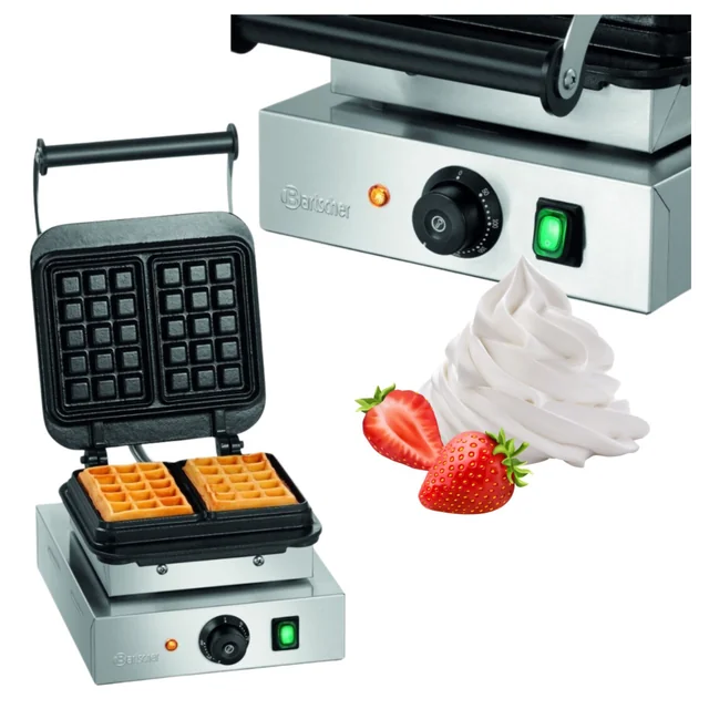 Aparat electric de vafe 2 Bruxelles Waffles Grid 3x5 Bartscher 370175