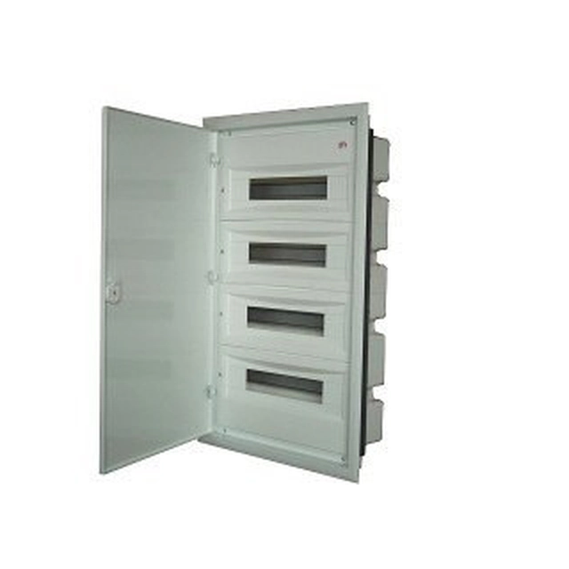 Aparelhagem embutida, porta de metal,IP40, ERP18-2