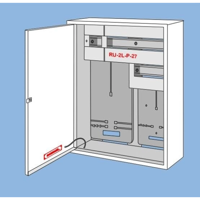 Aparelhagem universal RU-2L-27, lugar para 1 metro 3F e 1 3F e 27 tipo de proteção