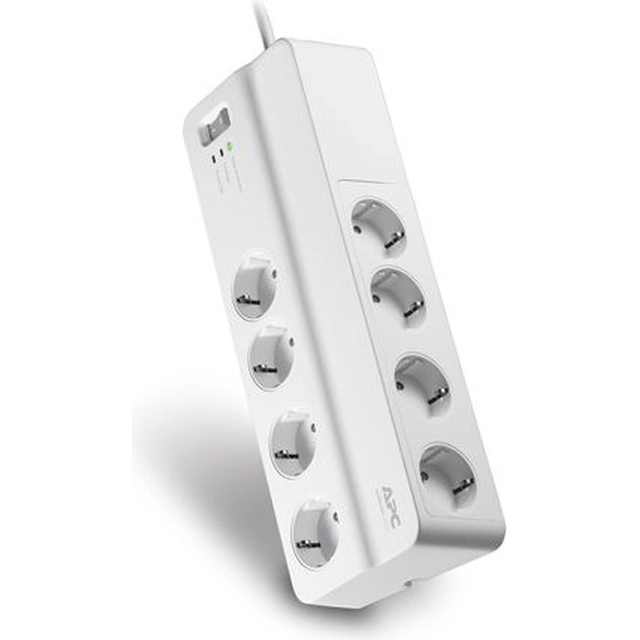 APC Essential surge protection power strip 8 sockets 2 m white (PM8-GR)