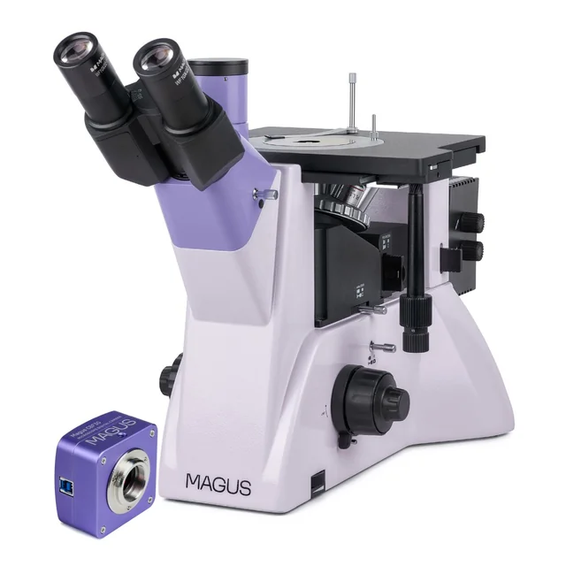 Apgrieztais digitālais metalurģiskais mikroskops MAGUS Metāls VD700