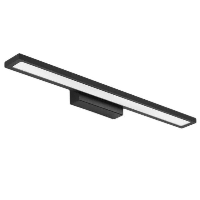 APLIQUE DE BAÑO LED SOBRE ESPEJO 40CM APP839-1W NEGRO PLANO