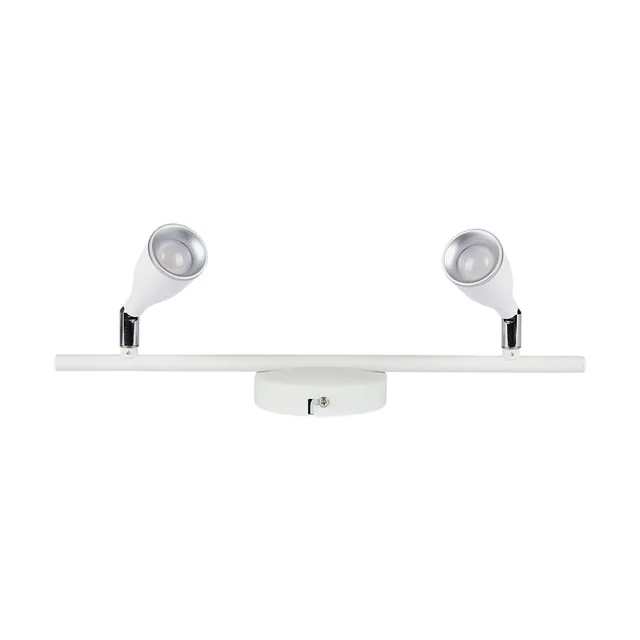 Apliques de pared LED con doble cabezal - IP20 - Blanco - 9W - 840 Lúmenes - 3000K