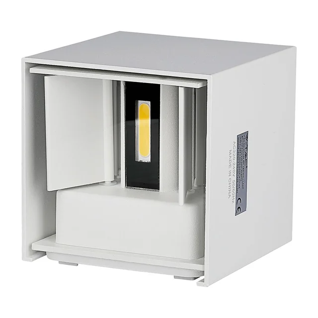 Apliques de pared LED cuadrados - Bridgelux - IP65 - Blanco - 5W - 700 Lúmenes - 3000K